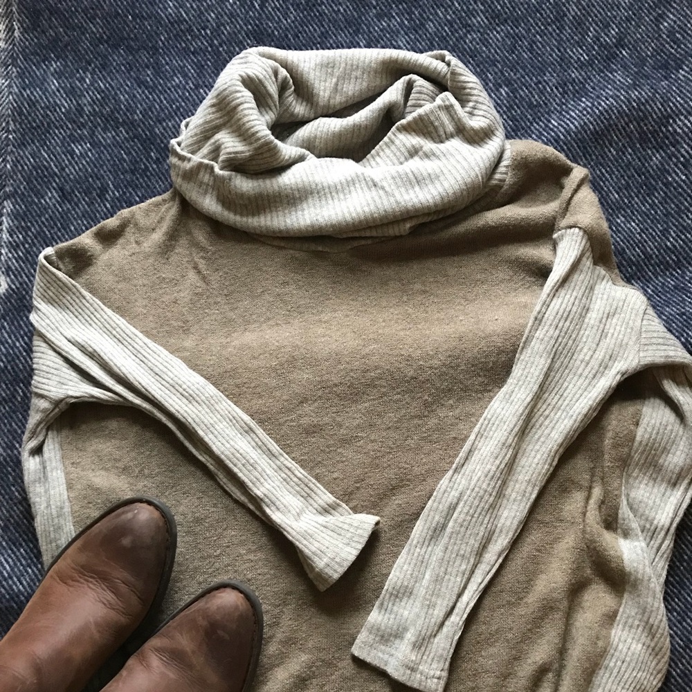 Anthropologie Cowel Neck Sweater